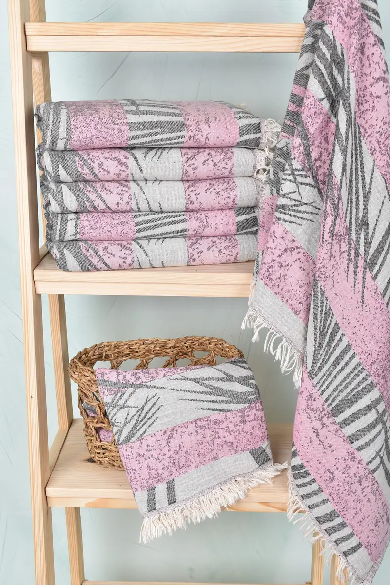 Custom Gift, Spa Towel, Wedding Hand Made Gift, 78x38 Cotton Floral Design Towel, Home Decor Gifts, Anniversary Gift For Her, Sand-free towel - 4