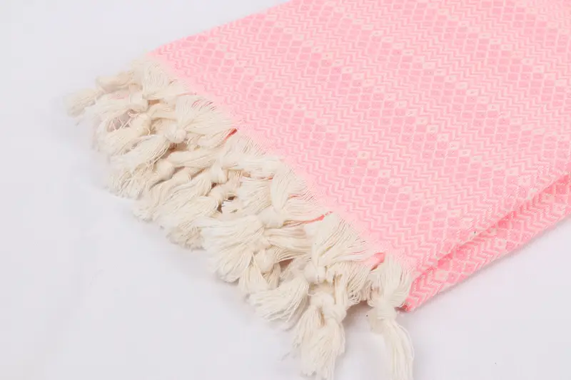 Christmas Favors, Turkish bath towel, Large Turkish Towel, Handmade Gift, Peshtemal Towel, 70x38 Cotton Diamond Towel, Pool Towels, Kids Beach Towel - 7