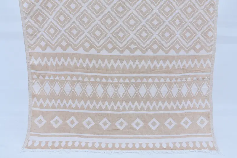 Lightweight Turkish towel, Beach Towel Gift, Bridal Shower Gift, Custom Gifts, 68x40 Cotton Aztec Towel, Gym Towel, Miami Bachelorette Party Favors - 1