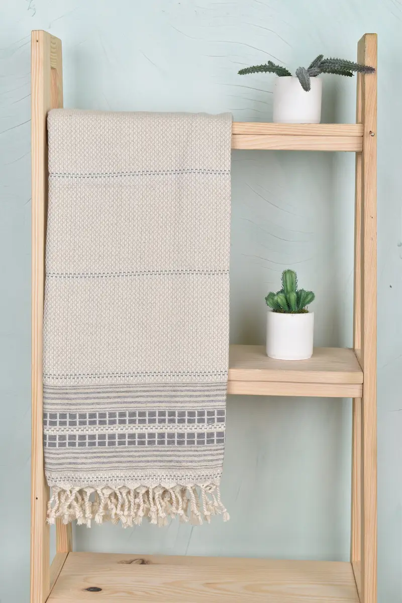 Luxury Beach Towel, 68x40 Linen Striped Towel, Mother Of The Groom Gift, Home Decor Gifts, Bridemaids Beach Towel, Best Beach Towel, Turkish towel - 8