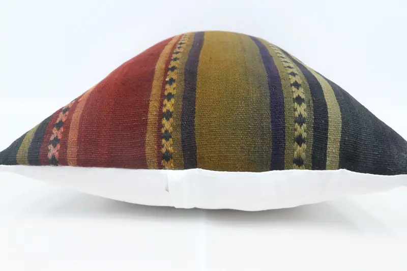 Turkish Pillow, Cushion, 20x28 Red Cushion, Decorative Cushion Case, Home Decor Pillow, Boho Pillow, Seat Pillow Sham - 5