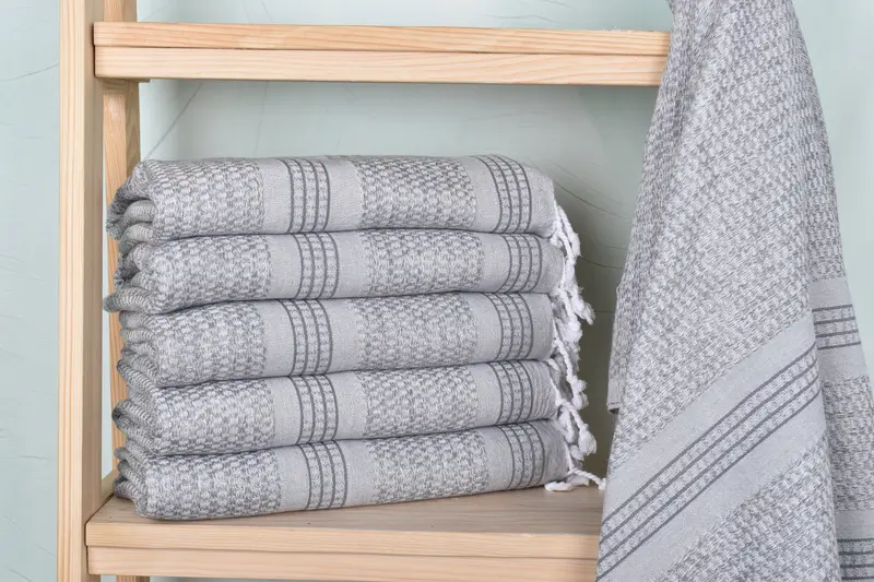Beach Towel Bulk, Personalized Gift, Gift For Her, 70x36 Linen Striped Towel, Beach Towel Gift, Beach Wedding Favor, Wedding Day Gift For Bride - 1