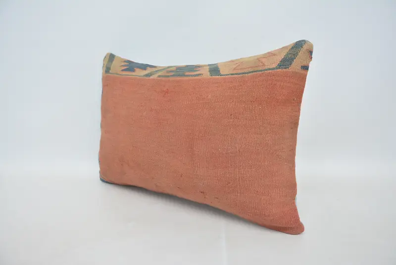 Yoga Cushion, Pillow for Couch, 16x24 Orange Pillow Cover, Square Throw Pillow Sham, Throw Kilim Pillow, Interior Designer Pillow, Pillow - 4