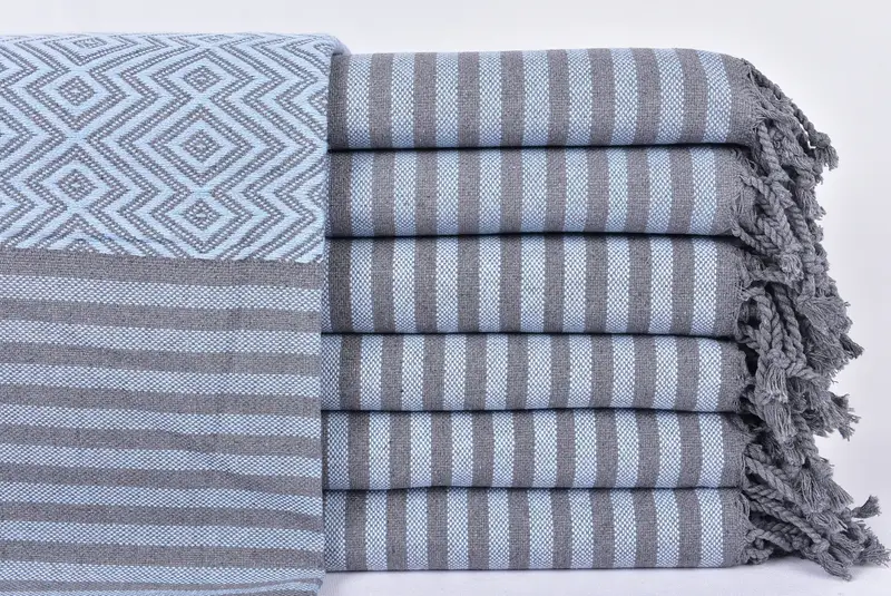 Mother Of The Groom Gift, 70x40 Cotton Diamond Towel, Organic Cotton Towel, Gym Towel, Turkish towel, Thin towel, Large Turkish Towel, Wedding Towel - 1