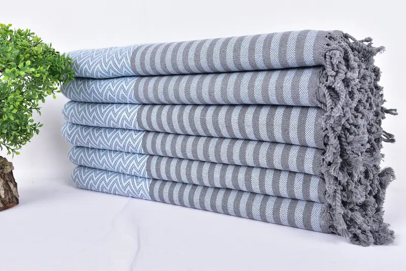Mother Of The Groom Gift, 70x40 Cotton Diamond Towel, Organic Cotton Towel, Gym Towel, Turkish towel, Thin towel, Large Turkish Towel, Wedding Towel - 3