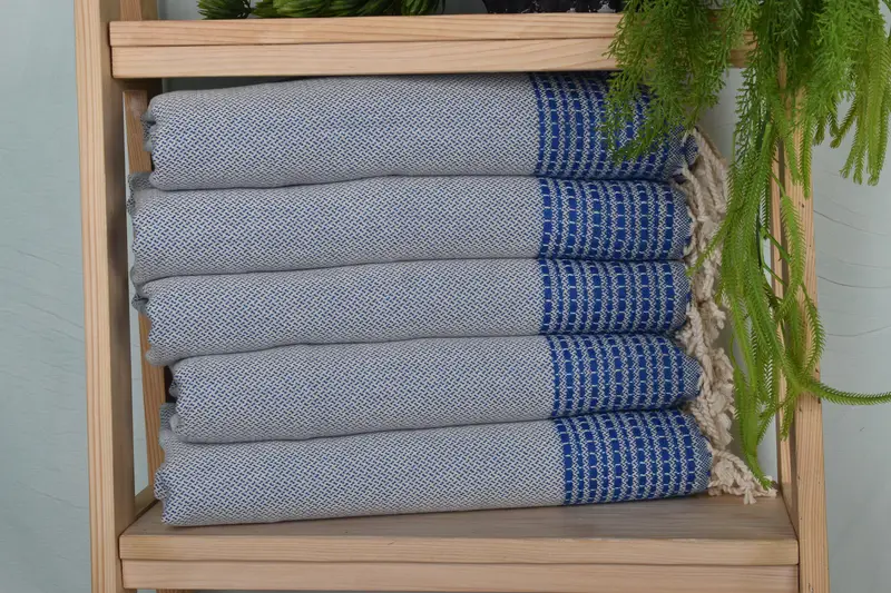 Monogram Hand Towel, Bachelor Bachelorette Party Favors, 40x20 Cotton Striped Towel, Gift For Him, Small Bath Towels, Monogram Kitchen Towel - 1