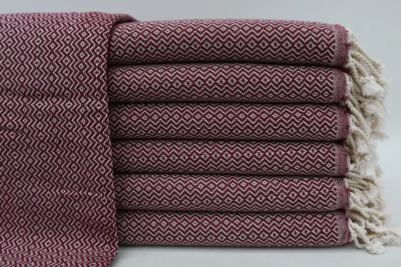 ホリデー 40x70 バスタオル オーガニックコットン 手織り 多用途 - 1