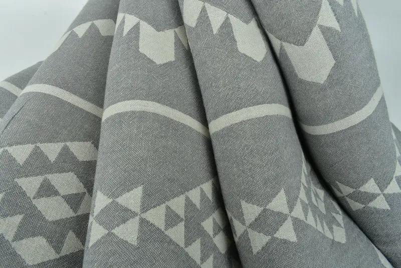 Bridesmaid Gifts, 70x60 Cotton Geometric Towel, Gift For The Home, Bridal Shower Gift, First Wedding Anniversary Gift, Boho Throw Blankets - 6