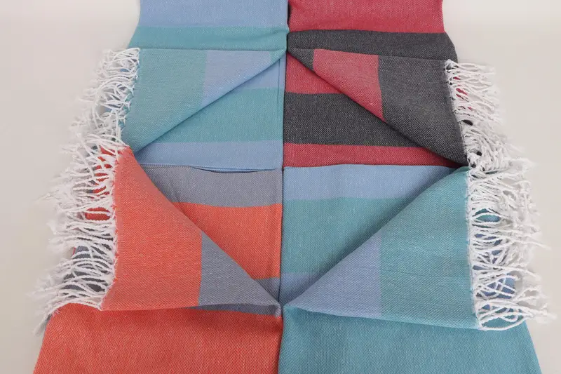 Quick-dry peshtemal, Monogram Beach Towel, Wedding Gift, Beach Size Towel, Wedding Anniversary Gift, House Warming Gift, 70x40 Cotton Striped Towel - 3