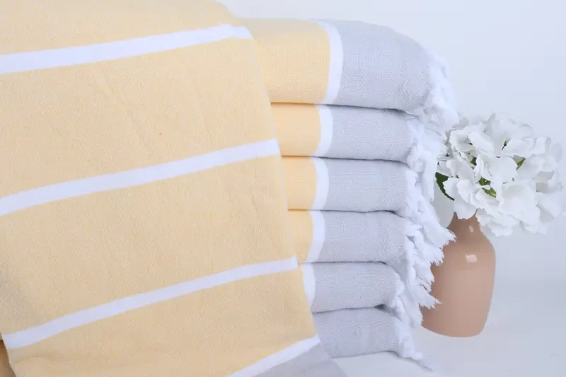 Sarı Havlu Pamuklu Havlu 40x67 İnç, Düğün Hediyesi, Bekarlığa Veda Partisi