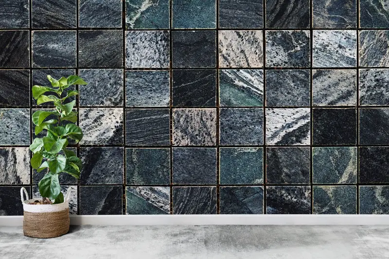 Elegant Printed Abstract Marble Wallpaper: Modern, Contemporary Design