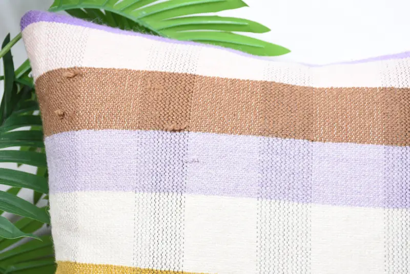 Ethnical Kilim Rug Pillow, Decorative Pillow Case, Cushion Case, 18x18 White Pillow, Pillow for Couch, Kilim Pillow Cover - 2