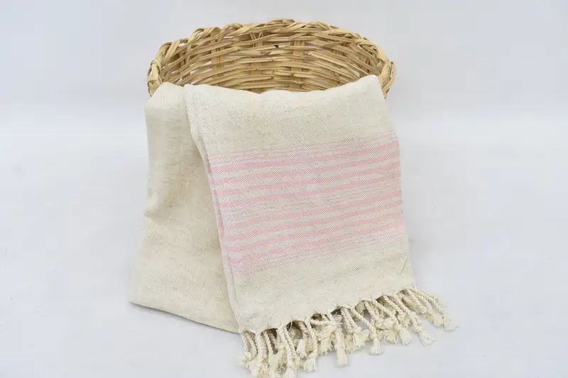 Valentines Day Gift For Him, Personalized Gift, Turkish beach towel, 68x40 Linen Striped Towel, Miami Bachelorette Party Favors, Wedding Gifts Towel