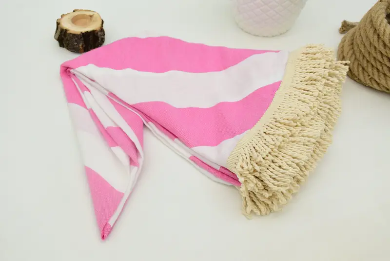 Bachelor Towel, Custom Towel, 64x64 Cotton Striped Round Towel, Beach Towel Gift, Gift Towel, Turkish Beach Towel Personalized, Turkish bath towel - 4