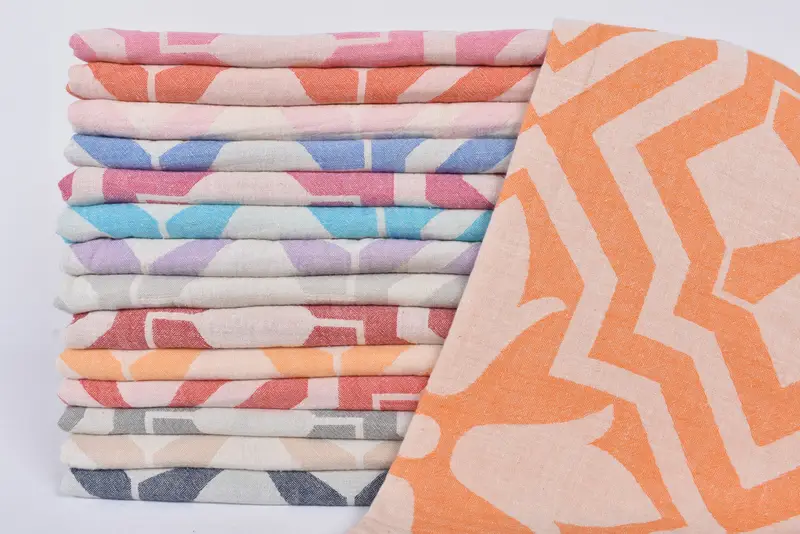 Home Decor Gifts, Anniversary Gift For Her, Monogrammed Beach Towel, Peshtemal Towel, 68x36 Cotton Tulip Patterned Towel, Turkish beach towel - 2