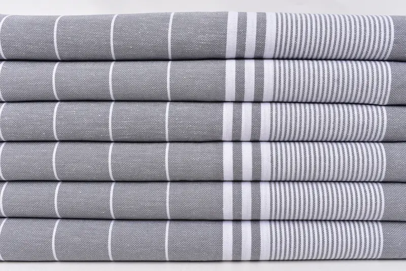 40x24 Cotton Striped Towel, Embroidery Towel, Bridesmaid Proposal Gift, Bathroom Towels, Summer Towel, Personalized Gift, Small Bath Towels - 2