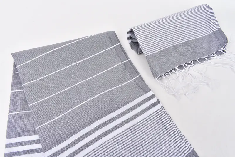 40x24 Cotton Striped Towel, Embroidery Towel, Bridesmaid Proposal Gift, Bathroom Towels, Summer Towel, Personalized Gift, Small Bath Towels - 7