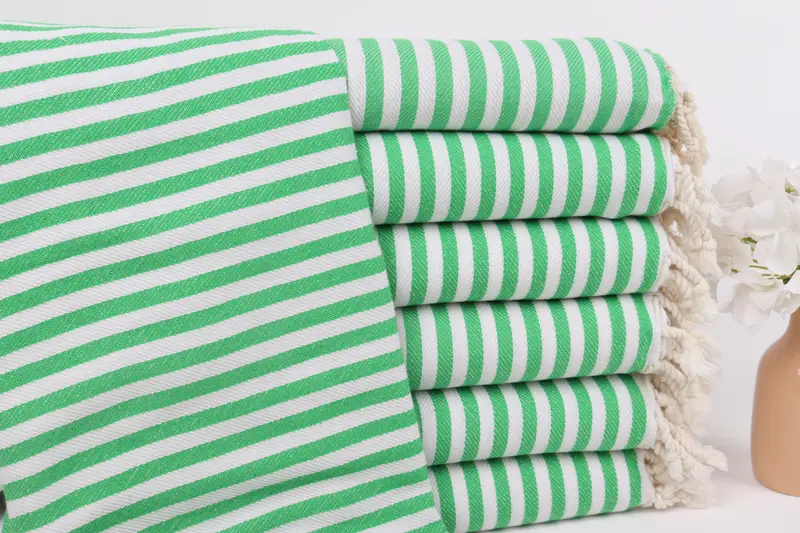 70x40 Cotton Striped Towel, Personalized Turkish Towel, Thin towel, Turkish Towel USA, Yoga Towel, Beach Wedding Favor, Welcome Wedding Gift - 1