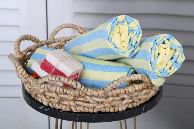 70x36 Cotton Striped Towel, Wedding For Favor, Quick-dry peshtemal, Embroidered Towel, Handmade Turkish Towel, Girls Weekend Favors, Hammam towel - 4