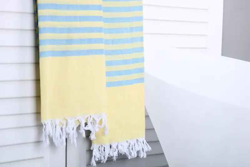 70x36 Cotton Striped Towel, Wedding For Favor, Quick-dry peshtemal, Embroidered Towel, Handmade Turkish Towel, Girls Weekend Favors, Hammam towel - 8