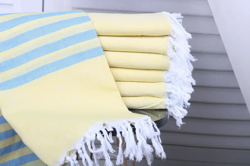 70x36 Cotton Striped Towel, Wedding For Favor, Quick-dry peshtemal, Embroidered Towel, Handmade Turkish Towel, Girls Weekend Favors, Hammam towel - 1