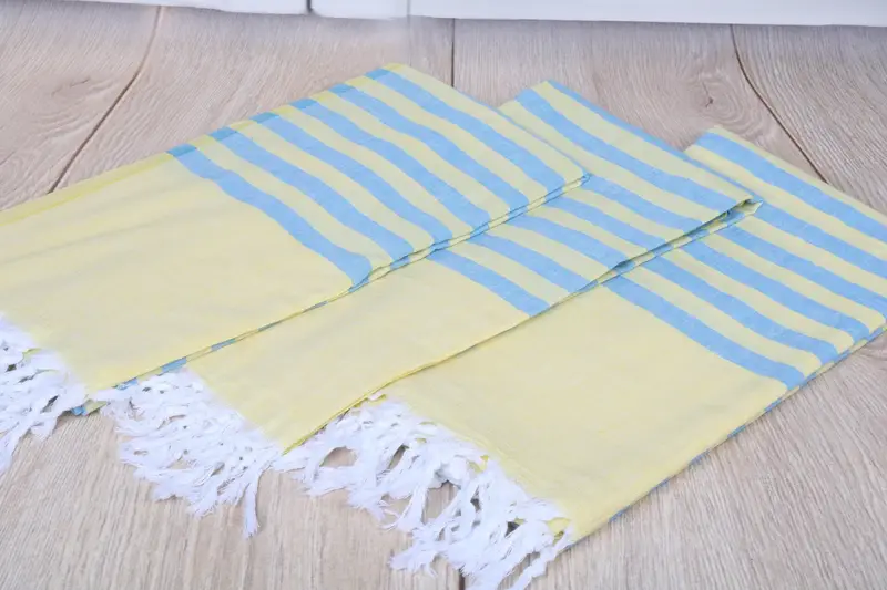 70x36 Cotton Striped Towel, Wedding For Favor, Quick-dry peshtemal, Embroidered Towel, Handmade Turkish Towel, Girls Weekend Favors, Hammam towel - 6