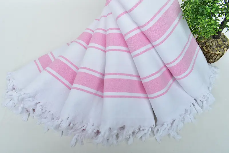 Quick-Dry Beach Towel, Embroidered Towel, Luxury towel, Beach Towel Personalized, 68x36 Cotton Striped Terry Towel, Anniversary Gift For Her - 4