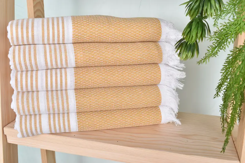 70x40 Cotton Striped Towel, Personalized Turkish bath towel for home decor, Bridal Party Gifts, Absorbent Turkish towel, Bridesmaid Gift, Soft towel - 2