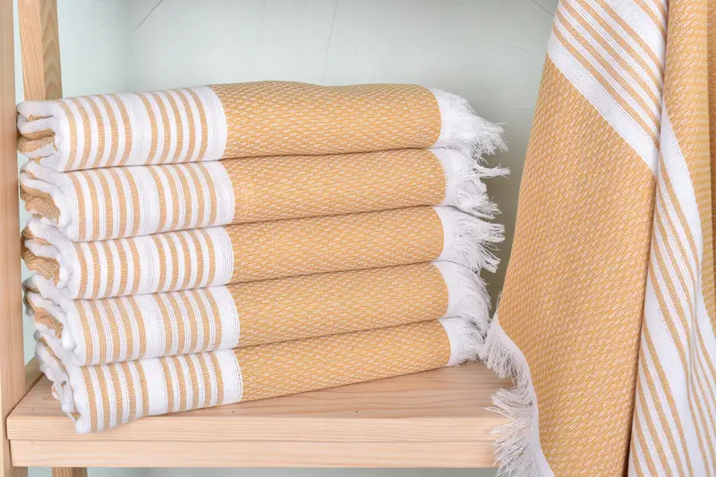 70x40 Cotton Striped Towel, Personalized Turkish bath towel for home decor, Bridal Party Gifts, Absorbent Turkish towel, Bridesmaid Gift, Soft towel - 1