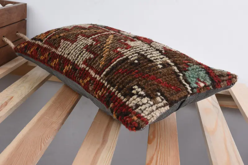 Interior Designer Pillow, Boho Chic Cushion, Turkish Pillow, Pillow Sham, Vintage Pillow, 8x16 Beige Cushion Case, Oriental Pillow Sham - 6