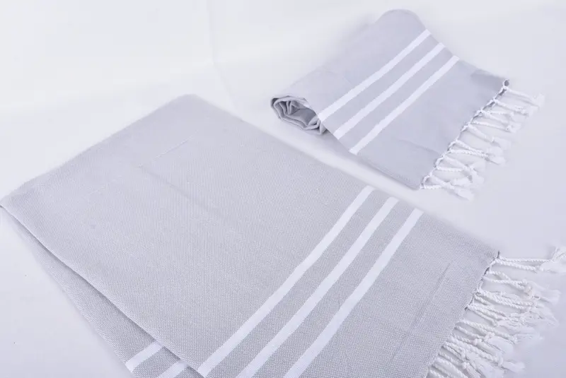 Düğün iyilikleri, onun için hediyeler, en iyi arkadaş düğün hediyesi, özel hediyeler, 40x24 pamuklu çizgili havlu, kişiselleştirilmiş mutfak havlu, Türk çay havlu - 7