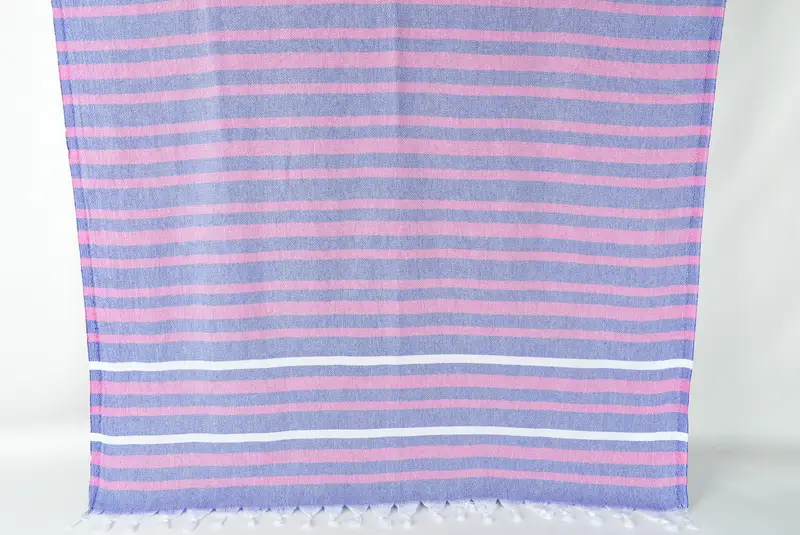 Summer Gift, Handmade Gift, Best Friend Gift, 70x40 Cotton Striped Towel, Organic Towel, Monogram Towels, Bachelorette Party Gifts Bridesmaids - 8