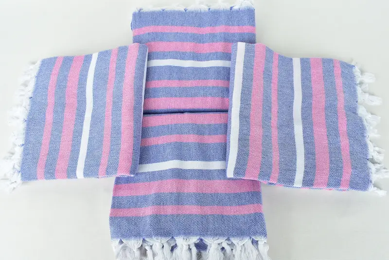 Summer Gift, Handmade Gift, Best Friend Gift, 70x40 Cotton Striped Towel, Organic Towel, Monogram Towels, Bachelorette Party Gifts Bridesmaids - 6