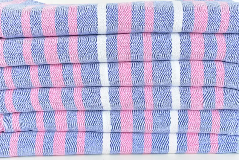 Summer Gift, Handmade Gift, Best Friend Gift, 70x40 Cotton Striped Towel, Organic Towel, Monogram Towels, Bachelorette Party Gifts Bridesmaids - 2