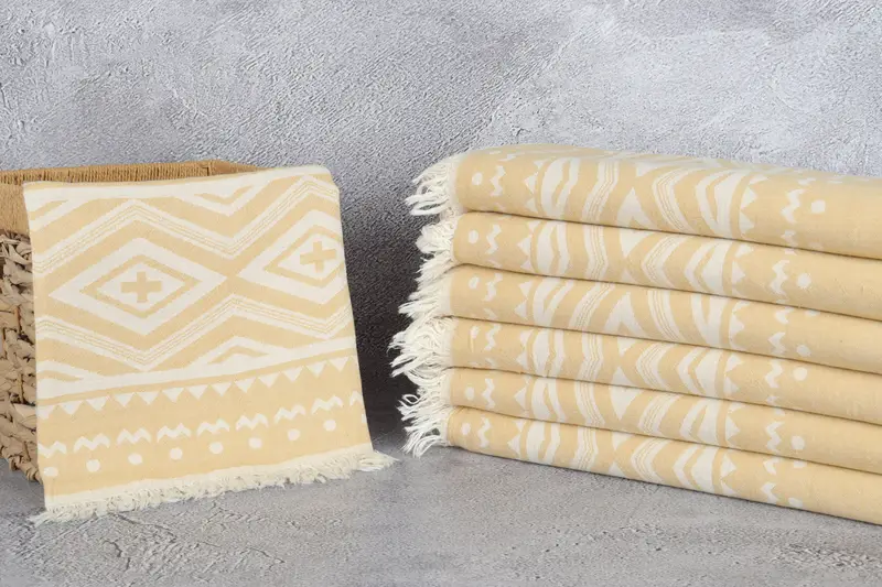 Turkish Towel Hand Towel, Boyfriend Gift, Bathroom Towels, 40x24 Cotton Plus Design Towel, Kitchen Towel, Gift For Coworker, Bachelorette Towel - 4