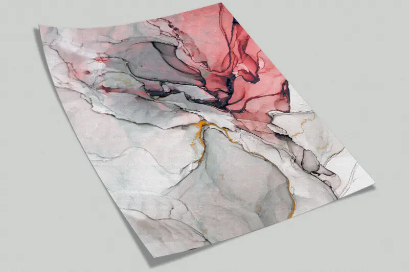 Paper Wall Art, Modern Wall Paper, Alcohol Ink Wall Mural, , Abstract Wall Mural, Custom Wall Paper, ContemporaryMarble Mural, - 8