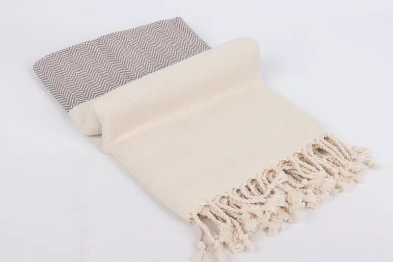 Cute Beach Towel, Fringed Turkish towel for poolside, Bachelor Gifts, Gift For Mom, Gifts For Him, 70x36 Cotton Zig zag Towel, Bridesmaid Gift - 6