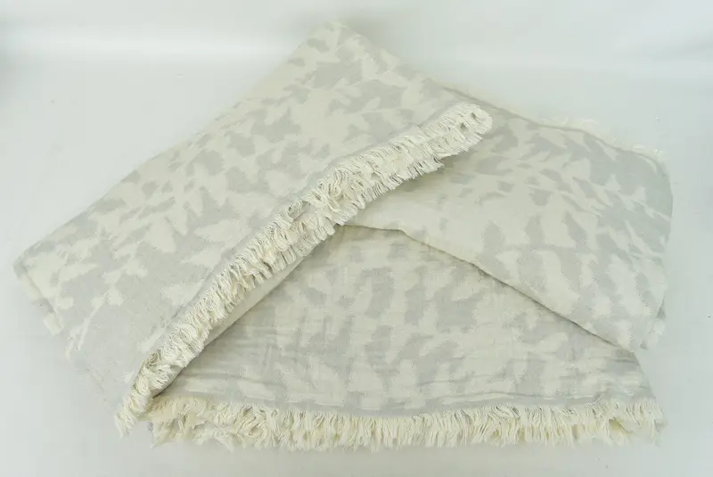 Turkish Bedcover, Turkish Blanket, Beach Wedding Favor, Bridesmaid Gifts, Throw Blankets, Woven Throw Blanket, 94x86 Cotton Floral Design Towel - 6