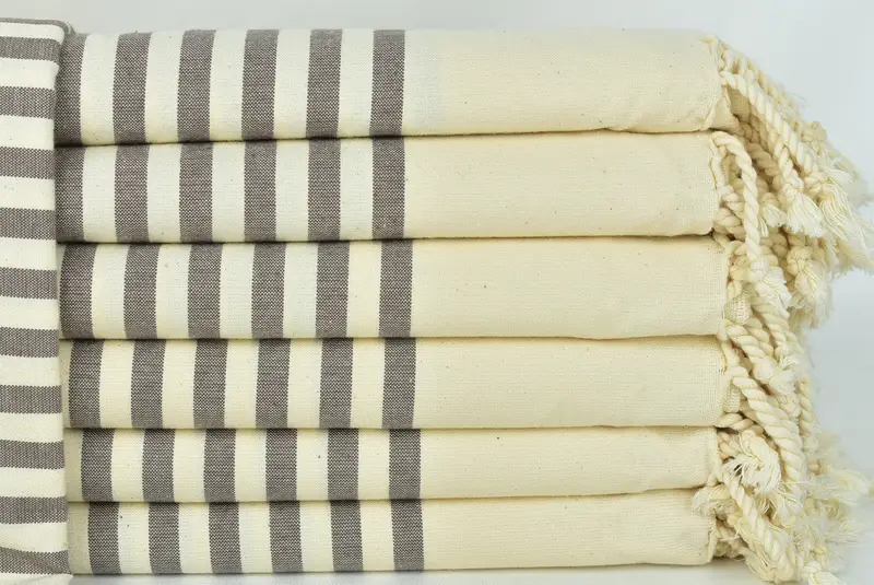 İnce havlu, 80x40 pamuklu çizgili havlu, sevgililer günü hediyesi, monogram havlu, düğün hediyesi, spa için Türk banyo havlu, özel düğün hediyesi - 1