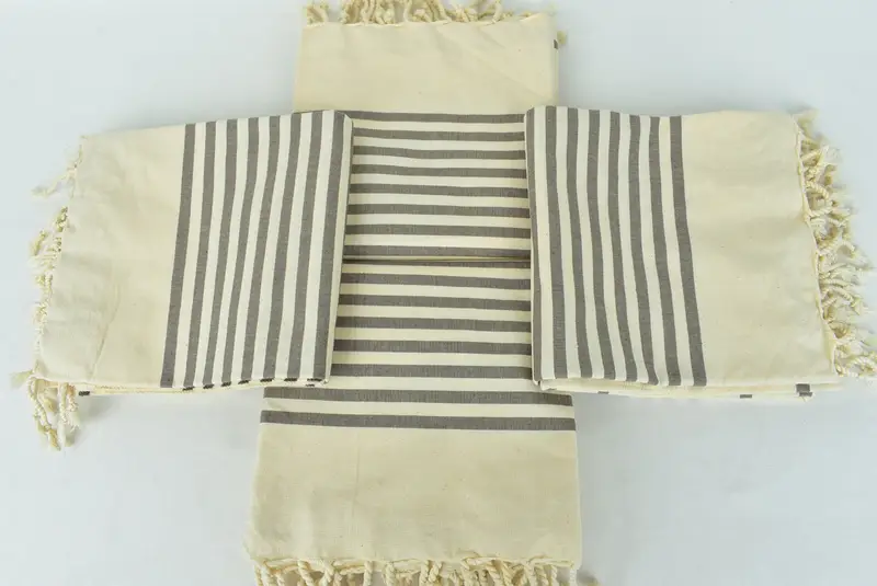İnce havlu, 80x40 pamuklu çizgili havlu, sevgililer günü hediyesi, monogram havlu, düğün hediyesi, spa için Türk banyo havlu, özel düğün hediyesi - 6