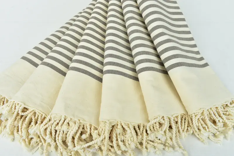 İnce havlu, 80x40 pamuklu çizgili havlu, sevgililer günü hediyesi, monogram havlu, düğün hediyesi, spa için Türk banyo havlu, özel düğün hediyesi - 4