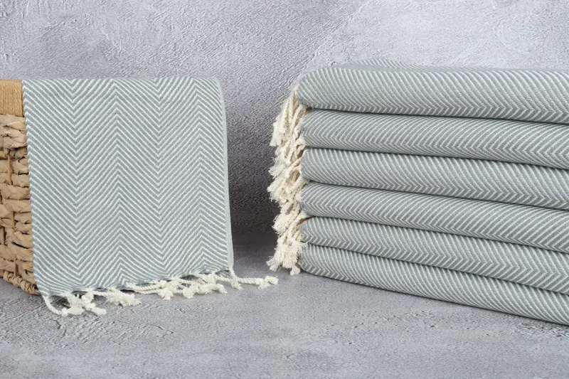 Wedding Favors, Gift For Mom, Bridesmaid Gifts, 40x20 Cotton Herringbone Towel, Xmas Gifts, Personalized Gifts, Halloween Bachelorette Party Favors - 3