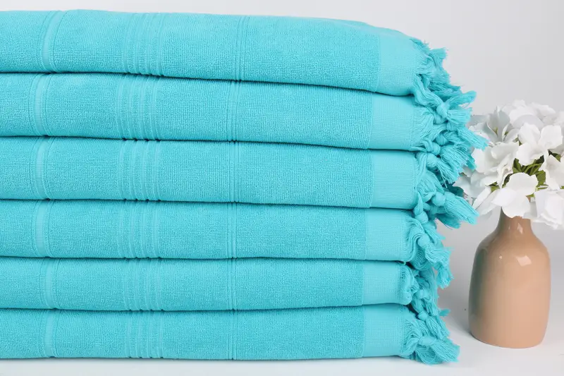 Best Beach Towel, Bridesmaid Gifts Personalized, 70x36 Cotton Striped Terry Towel, Bachelorette Party Decorations, Spa Towel, Organic Turkish towel - 3