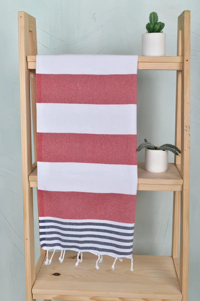 Bachelorette Favor, 40x24 Cotton Striped Towel, Beach Theme Bachelorette Party, Monogram Hand Towel, Turkish Hand Towel, Personalized Gift - 8
