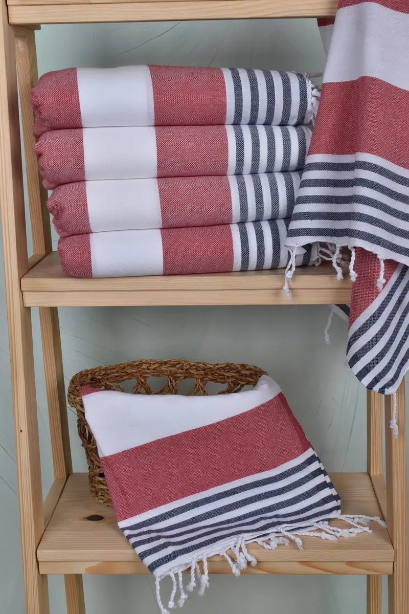 Bachelorette Favor, 40x24 Cotton Striped Towel, Beach Theme Bachelorette Party, Monogram Hand Towel, Turkish Hand Towel, Personalized Gift - 3