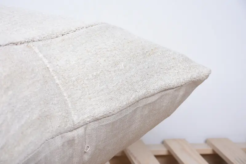 Pillow Cover, Wool Kilim Pillow Pillow Sham, Turkish Kilim Pillow, Art Deco Pillow, Antique Pillows, 28x28 Beige Cushion, Pillow for Couch - 7