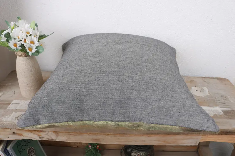 Antique Pillows, Car Pillow Sham, Luxury Pillow Cover, Boho Pillow, Vintage Kilim Throw Pillow, 16x16 Beige Pillow Case, Pillow Cover - 7