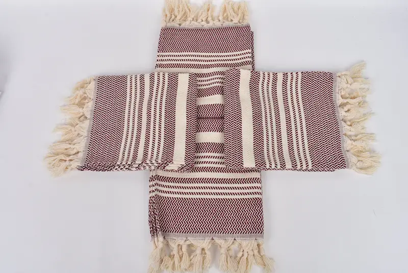 Özel Düğün Hediyeleri, Türk Havlu El Havlu, 40x18 Pamuklu Çizgili Havlu, Sevgililer Günü Hediyesi, Kişiselleştirilmiş Yemek Havlusu, Küçük Banyo Havlusu - 6