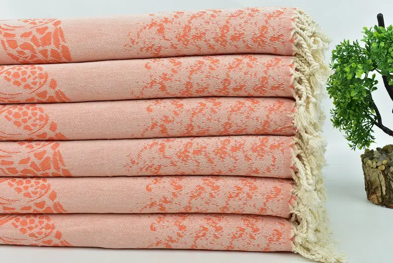 36x18 Cotton Carretta Patterned Towel, Personalized Kitchen Towel, Boyfriend Gift, Embroidery Towel, Bathroom Towels, Turkish Tea Towel, Family Gift - 4