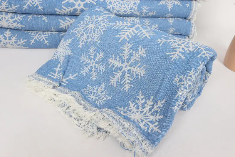 Bachelorette Party Decorations, Bridesmaid Favors, Best Friend Gift, Bachelor Party Favors, 80x40 Cotton Snow Design Towel, Bridesmaid Gift Towel - 5